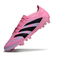 Chuteira Campo Adidas Predator 25 Elite FG Rosa Claro