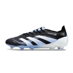 Chuteira Campo Adidas Predator 25 Elite FG Preta e Azul Jude Bellingham Pack