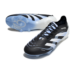 Chuteira Campo Adidas Predator 25 Elite FG Preta e Azul Jude Bellingham Pack
