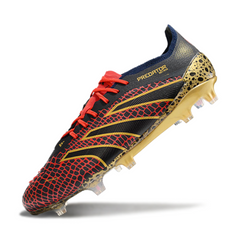 Chuteira Campo Adidas Predator 25 Elite FG Preto, Vermelho e Amarelo