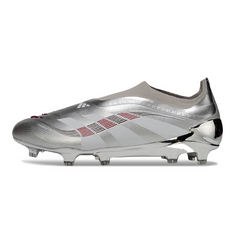 Chuteira Campo Adidas Predator 25 Elite Sem Cadarço FG Chrome Dream Bellingham Pack