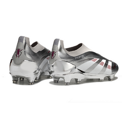 Chuteira Campo Adidas Predator 25 Elite Sem Cadarço FG Chrome Dream Bellingham Pack