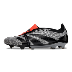 Chuteira Campo Adidas Predator 30 Elite Com Lingua FG Cinza e Preta