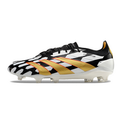 Chuteira Campo Adidas Predator 30 Elite FG Branca e Preta