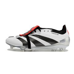 Chuteira Campo Adidas Predator 30 Elite Com Lingua FG Branca e Preta