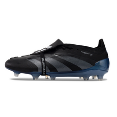 Chuteira Campo Adidas Predator 30 Elite Com Lingua FG Preta e Azul