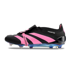 Chuteira Campo Adidas Predator 30 Elite Com Lingua FG Preta e Rosa