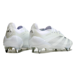 Botas de fútbol Adidas Predator 30 Elite SG en color blanco y gris