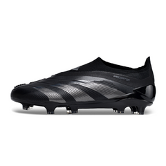 Chuteira Campo Adidas Predator 30 Elite Sem Cadarço FG Base Preta Pack