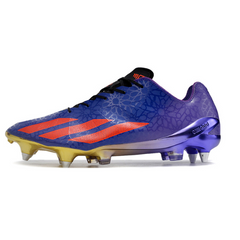 Chuteira Campo Adidas X Crazyfast+ SG Roxa e Laranja