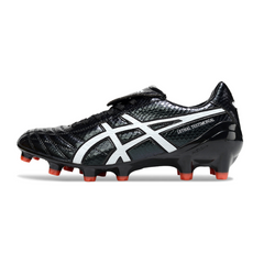 Chuteira Campo Asics Lethal Testimonal 4 IT FG Preta e Branca
