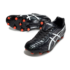 Chuteira Campo Asics Lethal Testimonal 4 IT FG Preta e Branca