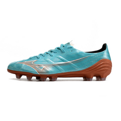 Chuteira Campo Mizuno Alpha FG Azul Claro - VENI Futebol