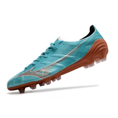 Chuteira Campo Mizuno Alpha FG Azul Claro - VENI Futebol