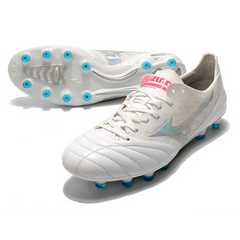 Campo Mizuno Morelia Neo III Elite FG White and Green Football Boots