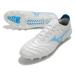 Campo Mizuno Morelia Neo III Elite FG White and Green Football Boots