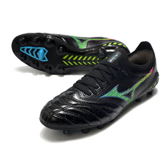 Campo Mizuno Morelia Neo III Elite FG Football Boots Black and Blue