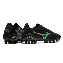 Campo Mizuno Morelia Neo III Elite FG Football Boots Black and Blue