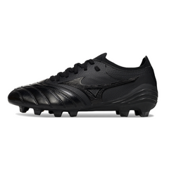 Botas de fútbol Mizuno Morelia Neo IV Elite FG amarillas y rojas