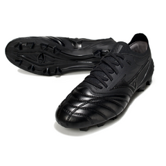 Botas de fútbol Mizuno Morelia Neo IV Elite FG amarillas y rojas