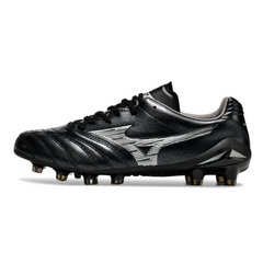 Chuteira Campo Mizuno Morelia Neo IV Pro FG Preto e Branco