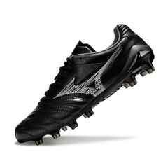 Chuteira Campo Mizuno Morelia Neo IV Pro FG Preto e Branco