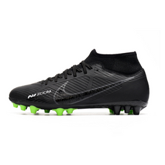 Chuteira Campo Nike Zoom Mercurial Superfly 9 Academy AG Black Pack - VENI Futebol