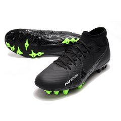 Chuteira Campo Nike Zoom Mercurial Superfly 9 Academy AG Black Pack - VENI Futebol