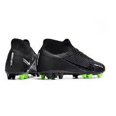 Chuteira Campo Nike Zoom Mercurial Superfly 9 Academy AG Black Pack - VENI Futebol