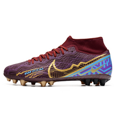 Chuteira Campo Nike Air Zoom Mercurial Superfly 9 Academy AG Mbappe Roxa Pack - VENI Futebol