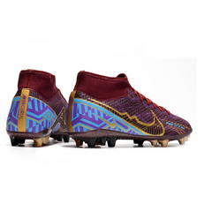 Chuteira Campo Nike Air Zoom Mercurial Superfly 9 Academy AG Mbappe Roxa Pack - VENI Futebol