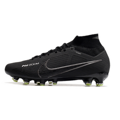 Chuteira Campo Nike Air Zoom Mercurial Superfly 9 Elite AG Black Pack