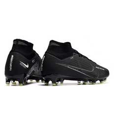 Chuteira Campo Nike Air Zoom Mercurial Superfly 9 Elite AG Black Pack - VENI Futebol