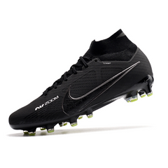 Chuteira Campo Nike Air Zoom Mercurial Superfly 9 Elite AG Black Pack - VENI Futebol