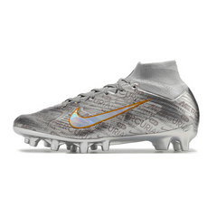 Chuteira Campo Nike Air Zoom Mercurial Superfly 9 Elite AG Prata - VENI Futebol