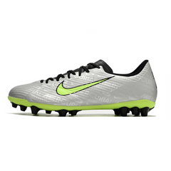 Chuteira Campo Nike Air Zoom Mercurial Vapor 15 Academy AG Cinza e Verde - VENI Futebol