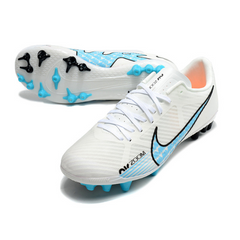 Chuteira Campo Nike Air Zoom Mercurial Vapor 15 Academy AG Branca e Azul - VENI Futebol