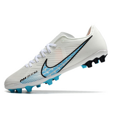 Chuteira Campo Nike Air Zoom Mercurial Vapor 15 Academy AG Branca e Azul - VENI Futebol