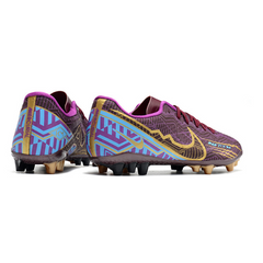 Chuteira Campo Nike Air Zoom Mercurial Vapor 15 Academy AG Mbappe Roxo Pack - VENI Futebol