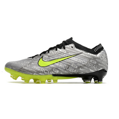 Chuteira Campo Nike Air Zoom Mercurial Vapor 15 Elite AG Cinza e Verde - VENI Futebol