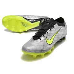 Chuteira Campo Nike Air Zoom Mercurial Vapor 15 Elite AG Cinza e Verde - VENI Futebol