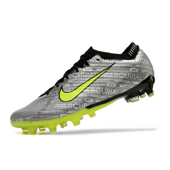 Chuteira Campo Nike Air Zoom Mercurial Vapor 15 Elite AG Cinza e Verde - VENI Futebol