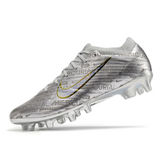 Chuteira Campo Nike Air Zoom Mercurial Vapor 15 Elite AG Prata - VENI Futebol