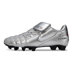 Chuteira Campo Nike Air Zoom Total 90 III FG Prata