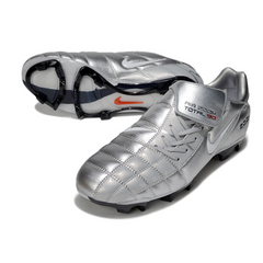 Chuteira Campo Nike Air Zoom Total 90 III FG Prata