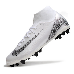 Botas de fútbol Nike Air Zoom Mercurial Superfly 10 Academy AG en color blanco y negro