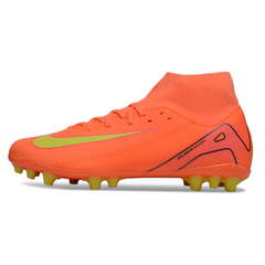 Botas de fútbol para césped Nike Air Zoom Mercurial Superfly 10 Academy AG color naranja