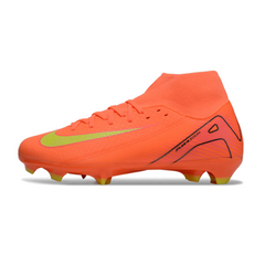 Botas de fútbol Nike Air Zoom Mercurial Superfly 10 Academy FG naranja y amarillo