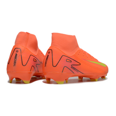 Botas de fútbol Nike Air Zoom Mercurial Superfly 10 Academy FG naranja y amarillo