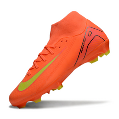 Botas de fútbol Nike Air Zoom Mercurial Superfly 10 Academy FG naranja y amarillo